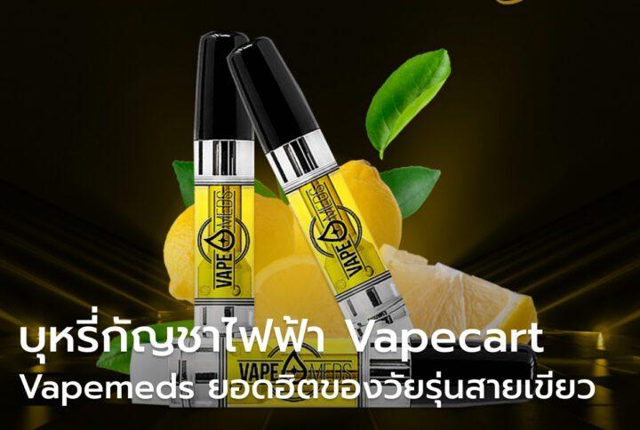 Vapecart บุหรี่กัญชาไฟฟ้า Vapemeds ไอเท็มยอดฮิตของวัยรุ่นสายเขียว